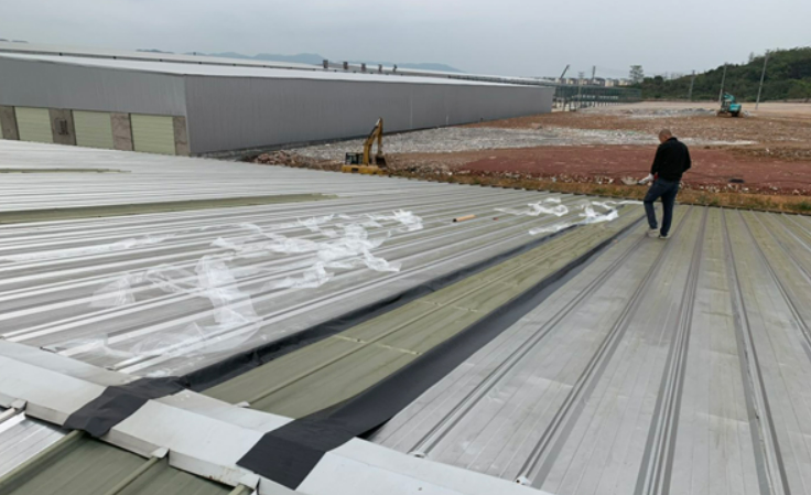 海丰厂房屋面防水维修案例